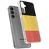 Belgium Flag Distressed Galaxy S24 Plus Clear Case